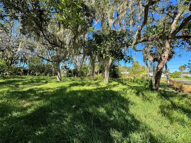 a view of outdoor space with a garden