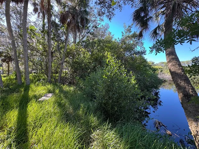 a view of outdoor space with a garden