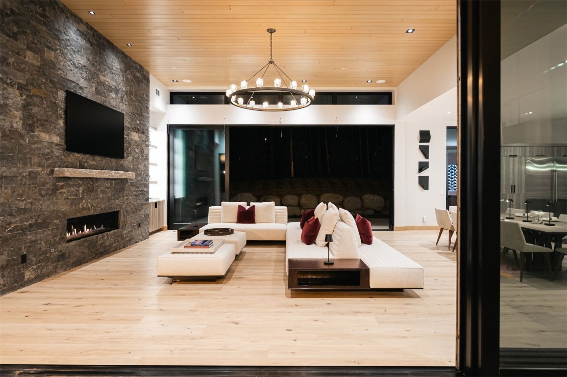 119 Boulder Circle Breckenridge, CO 80424 - Photo 11 of 50 a view of living room with furniture and flat screen tv