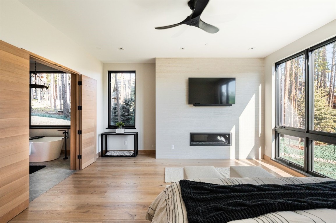 119 Boulder Circle Breckenridge, CO 80424 - Photo 20 of 50 a living room with furniture fireplace and flat screen tv