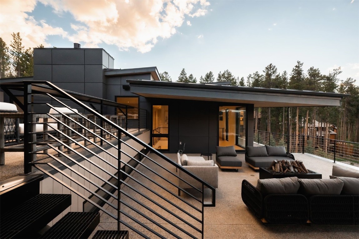 119 Boulder Circle Breckenridge, CO 80424 - Photo 36 of 50 a terrace with seating space