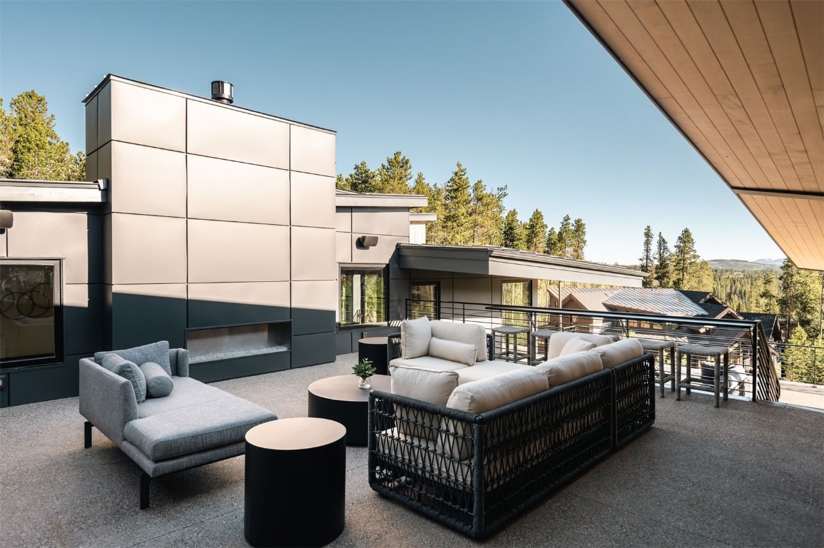119 Boulder Circle Breckenridge, CO 80424 - Photo 44 of 50 a balcony with furniture and a couch