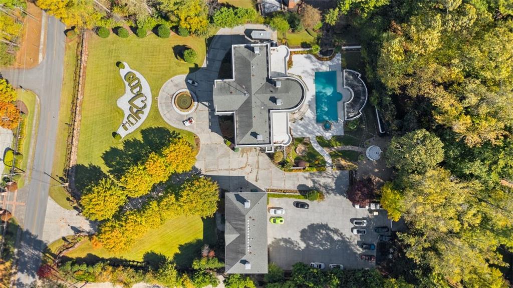 3687 Briarcliff Road Northeast Atlanta, GA 30345 - Photo 99 of 131 an aerial view of residential house with outdoor space and parking