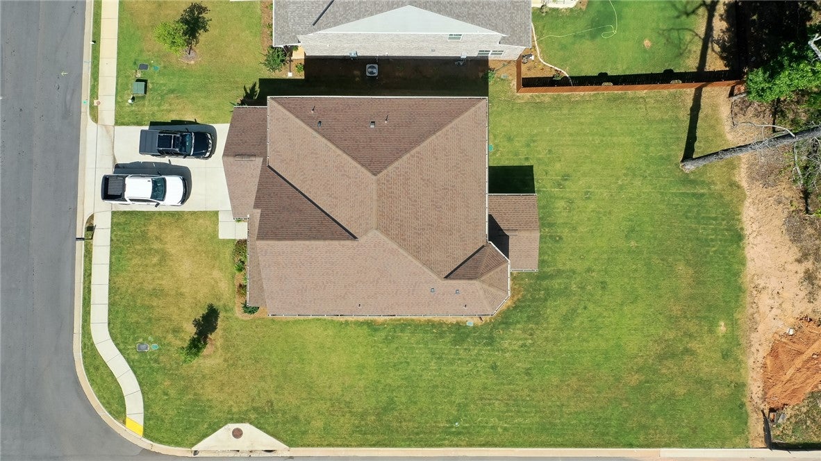 top view of lot