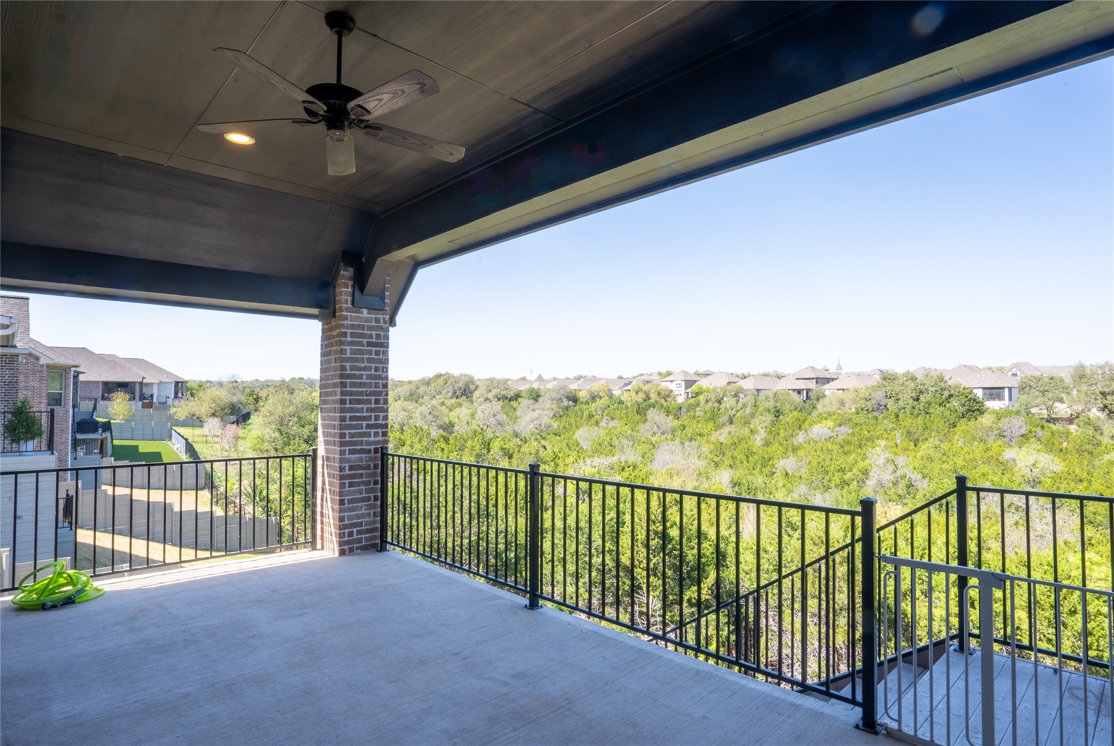 1309 Spring Gulch Lane Georgetown, TX 78628 - Photo 23 of 27 a view of a city from a balcony