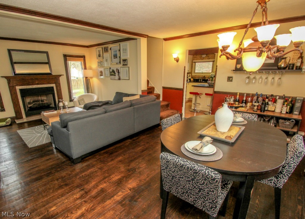 6411 Chestnut Road Independence, OH 44131 - Photo 4 of 25 Living Room and Formal Dining Room