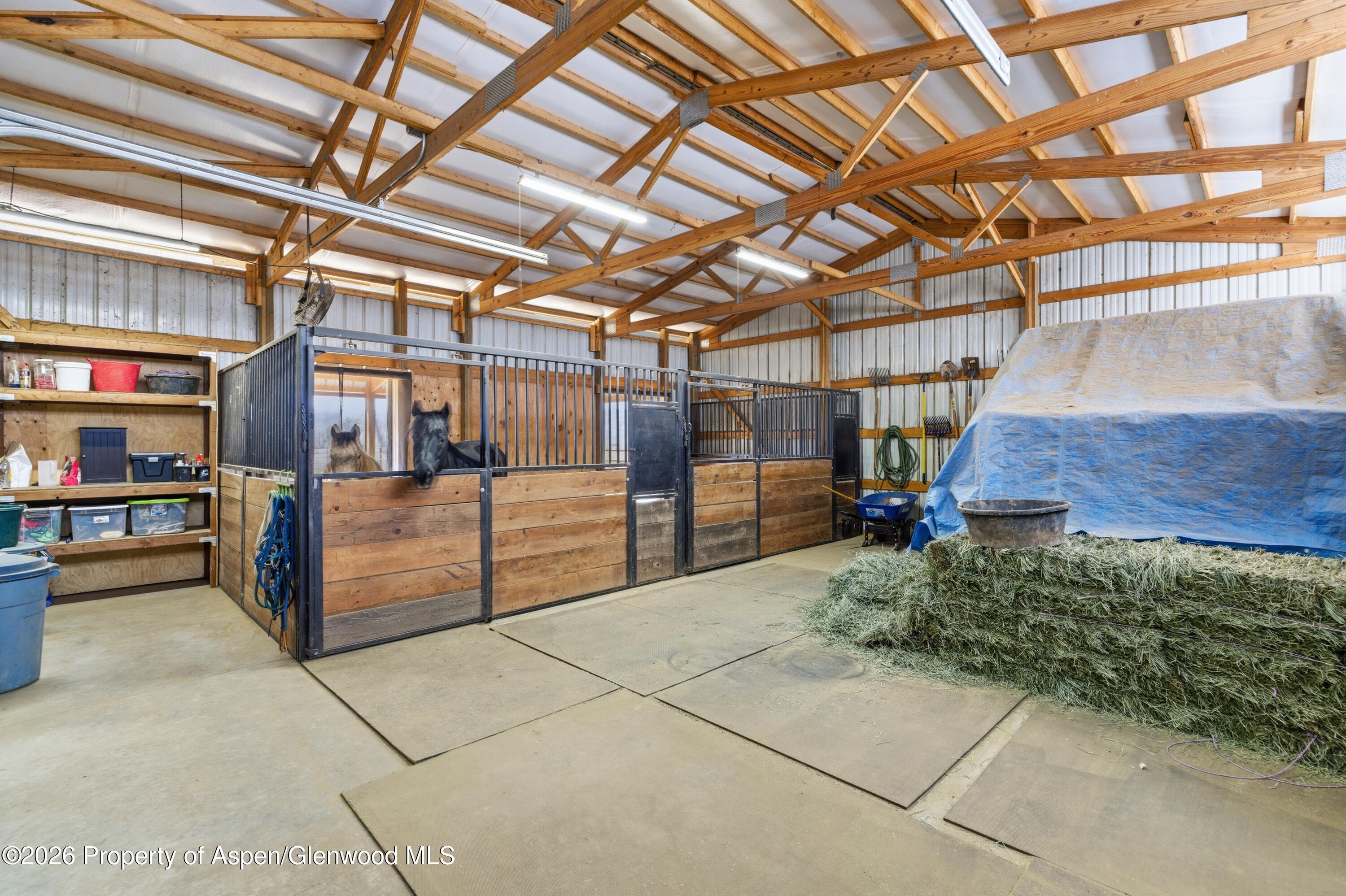 1081 20 Road Fruita, CO 81521 - Photo 20 of 43 a view of a garage with wooden walls