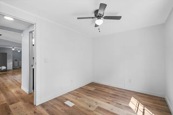 wooden floor in an empty room