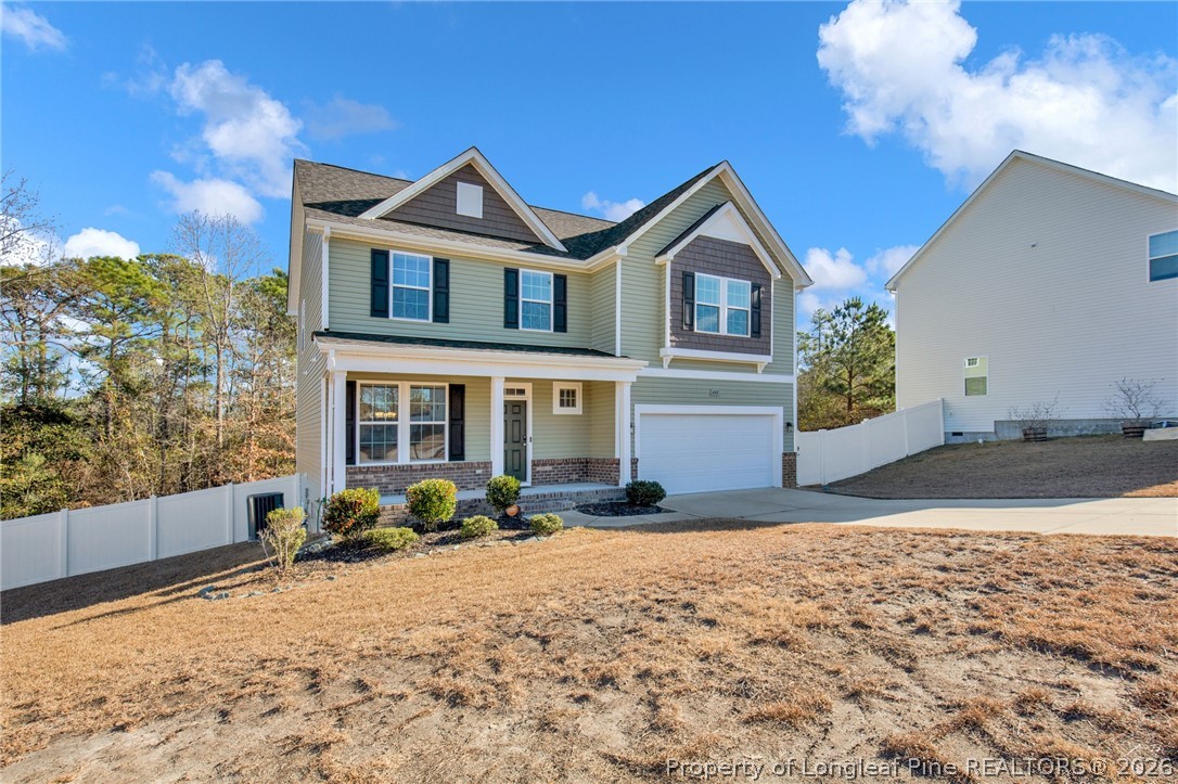 448 Pittfield Run Cameron, NC 28326 - Photo 42 of 43 a front view of a house with a yard