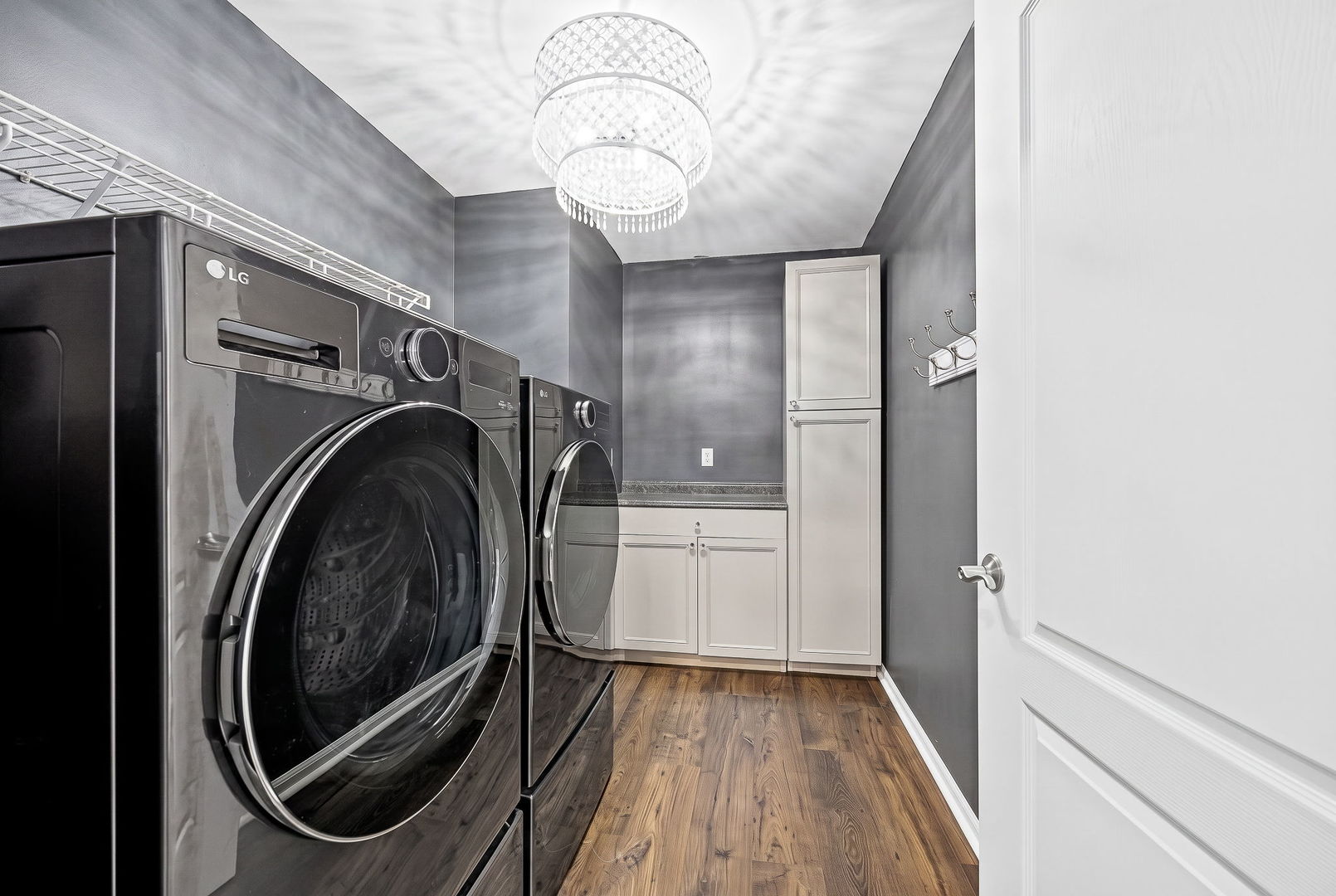 2297 Deerpath Road Bolingbrook, IL 60490 - Photo 31 of 46 a view of a hallway with washer and dryer