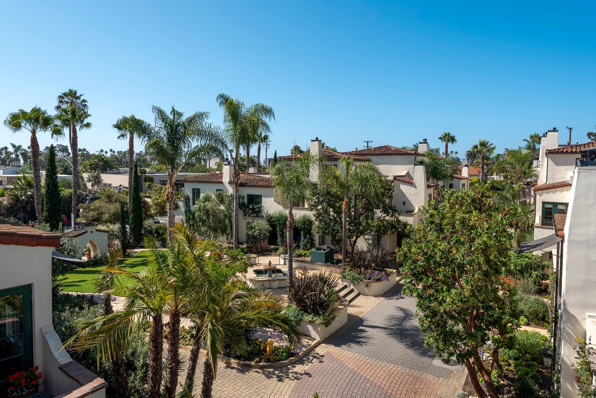 214 Santa Barbara Street, Unit A Santa Barbara, CA 93101 - Photo 9 of 19 View from Master Deck