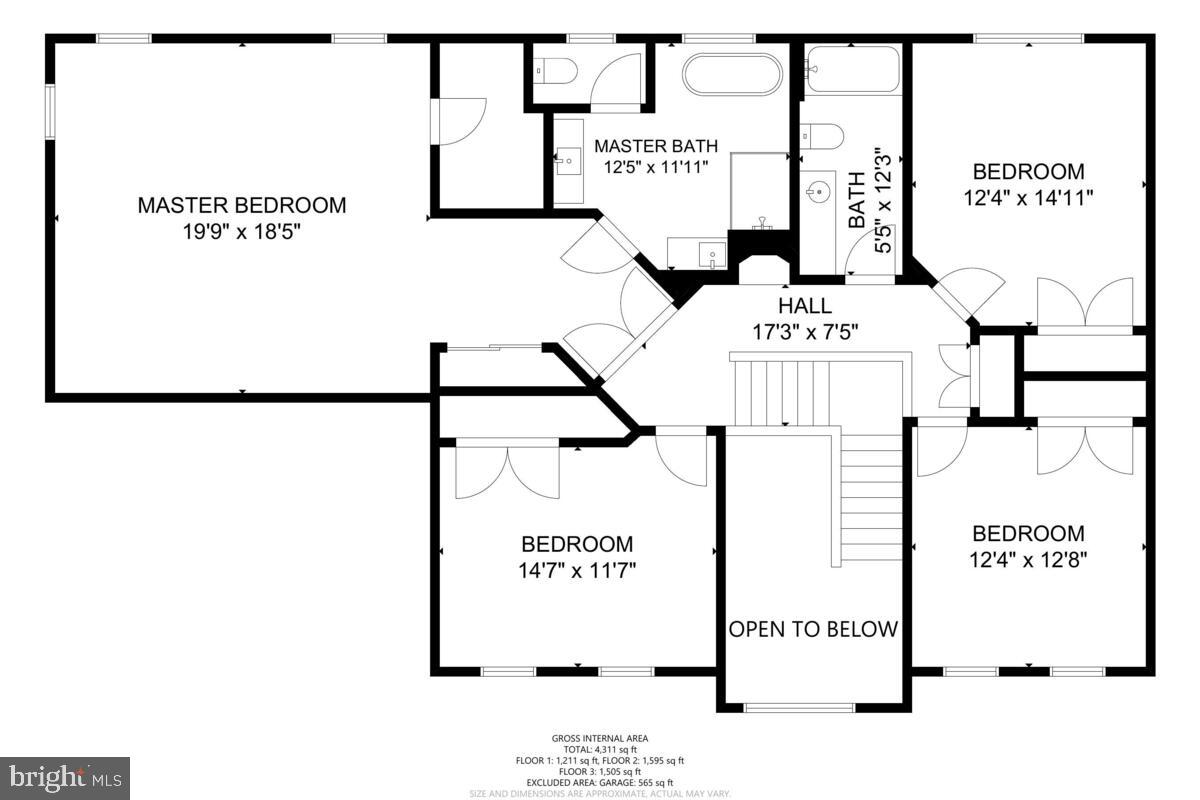 18414 Cornflower Road Boyds, MD 20841 - Photo 62 of 63 Upper-Level Floor Plan