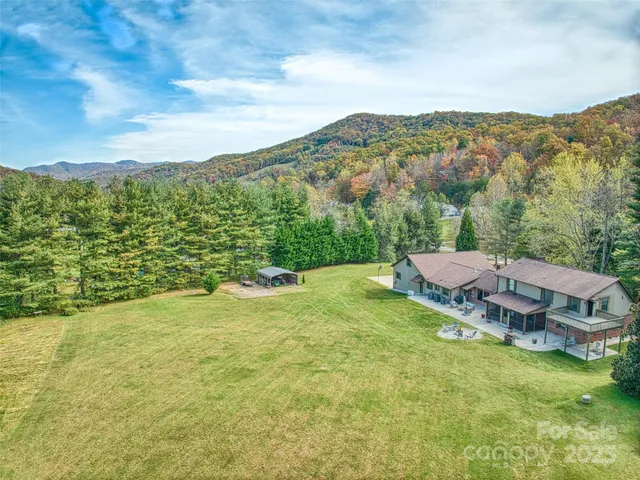 a view of a lake with a mountain