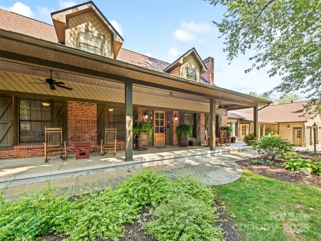 front view of a building with a street
