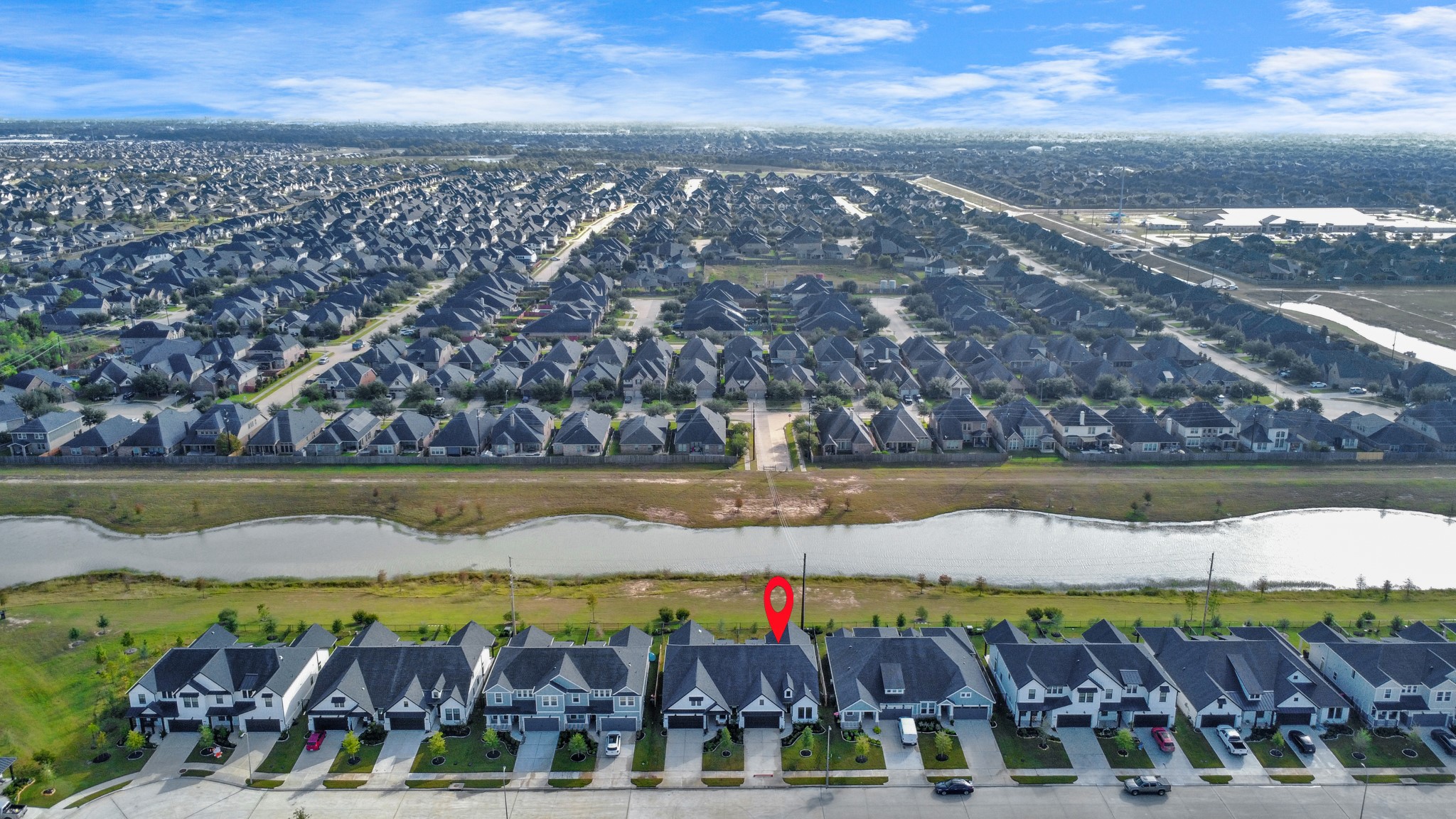 2231 Birch View Lane Katy, TX 77494 - Photo 3 of 40 an aerial view of residential building and lake view