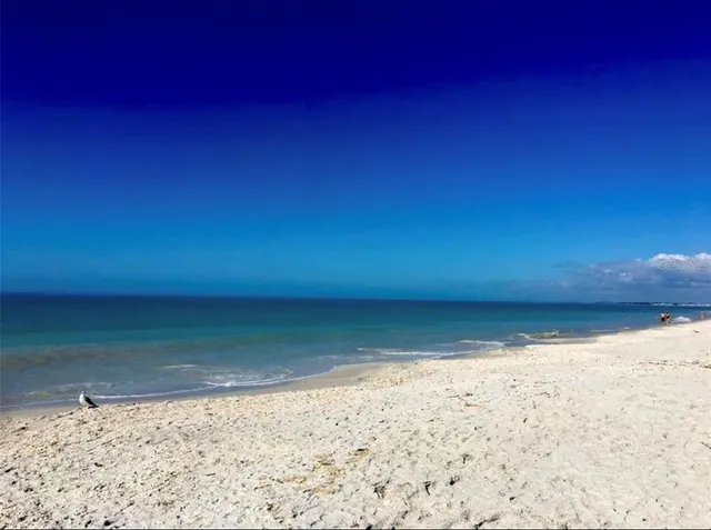a view of an ocean beach