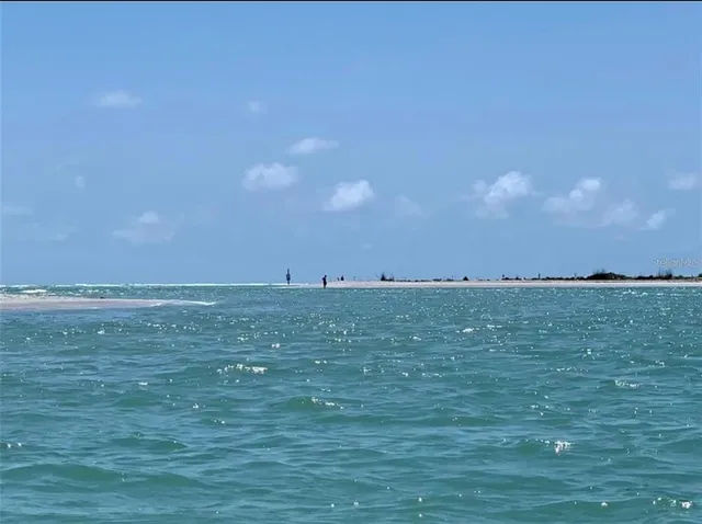 a view of an ocean and beach