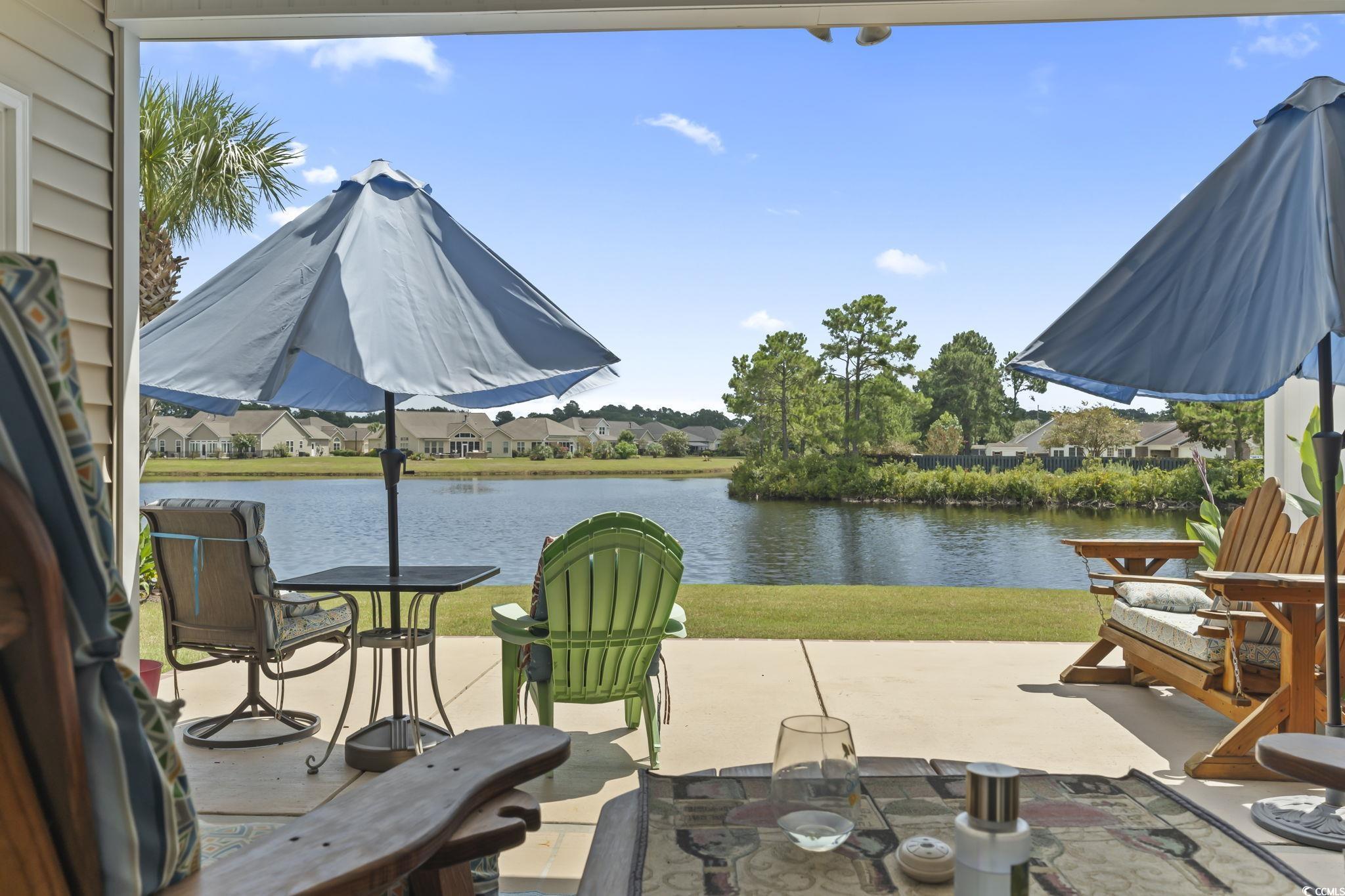 5060 Prato Loop Myrtle Beach, SC 29579 - Photo 26 of 40 View of patio / terrace with a water view