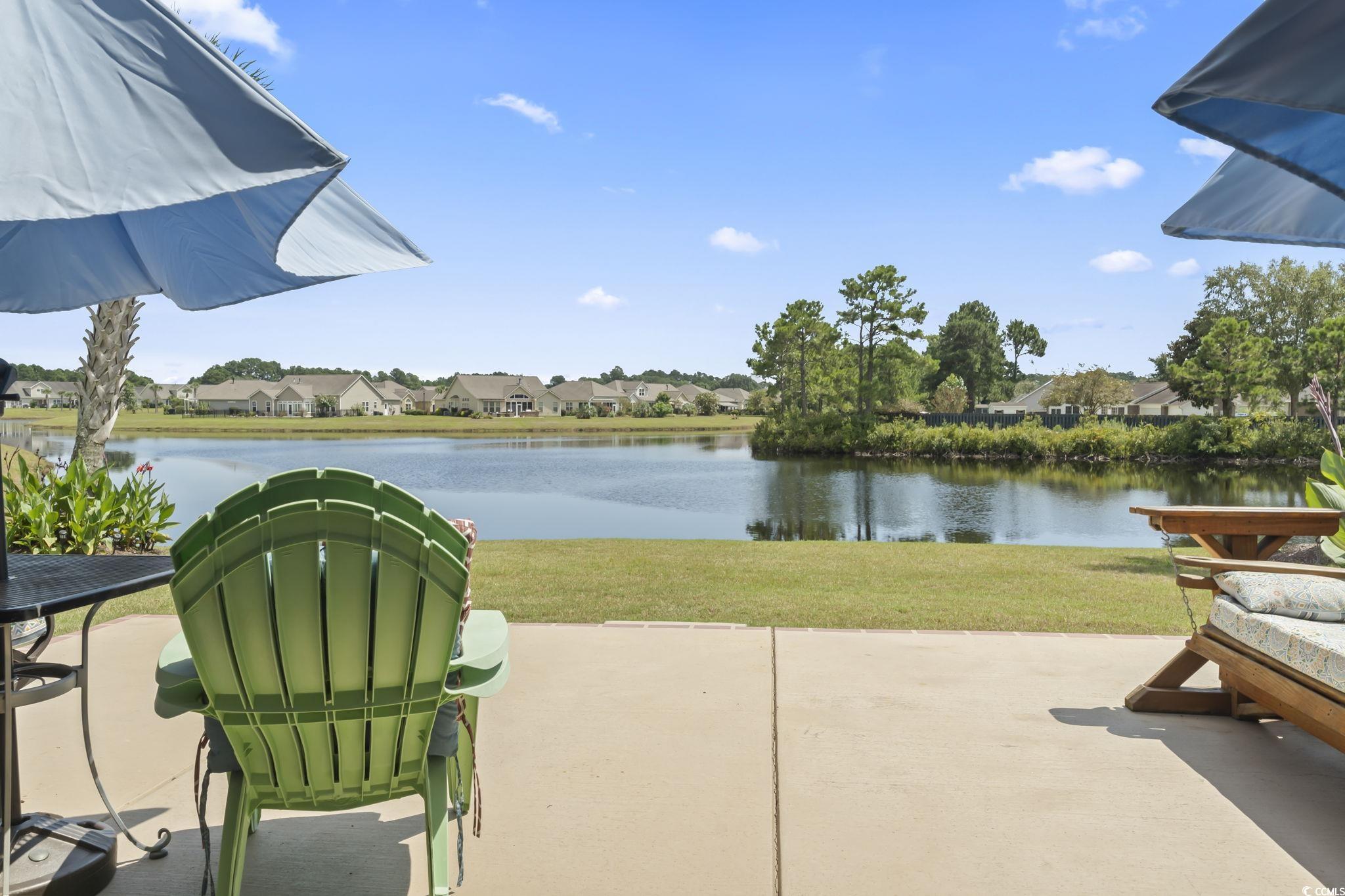 5060 Prato Loop Myrtle Beach, SC 29579 - Photo 34 of 40 View of patio / terrace featuring a water view