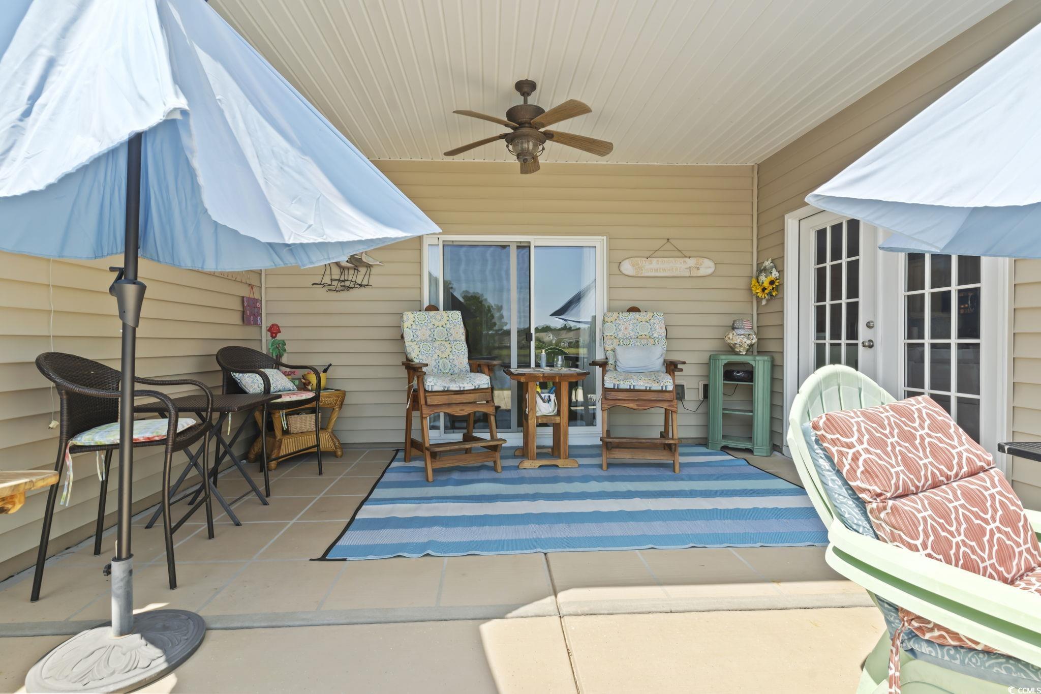 5060 Prato Loop Myrtle Beach, SC 29579 - Photo 35 of 40 View of patio / terrace with ceiling fan