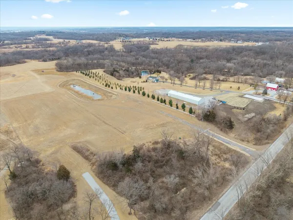 a view of an ocean and beach