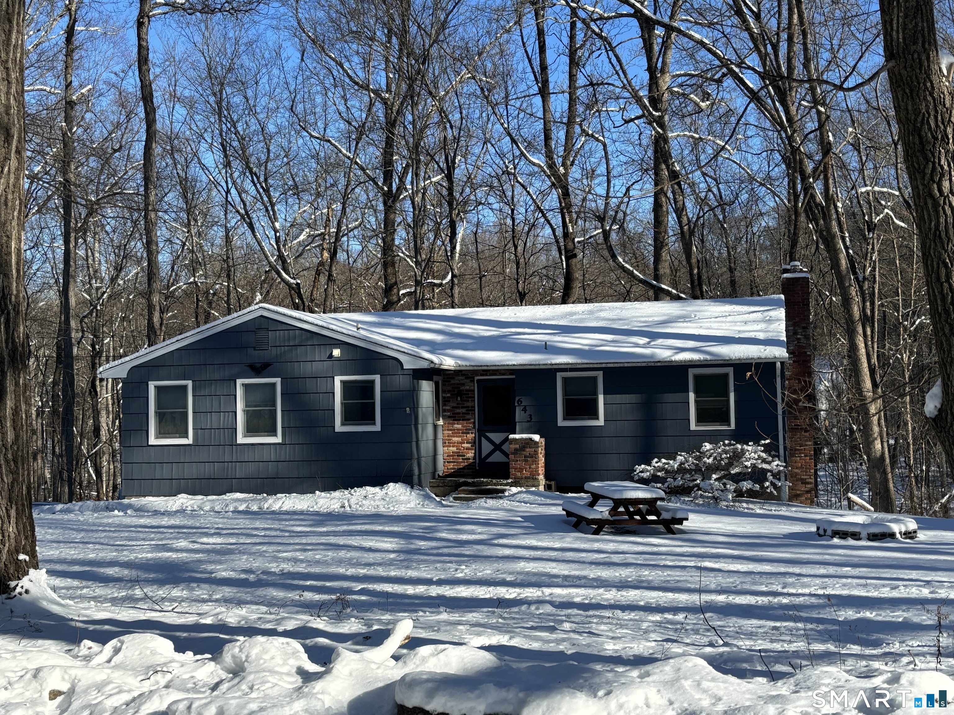 643 Bucks Hill Road Southbury, CT 06488 - Photo 25 of 25 a view of a house with backyard porch and sitting area