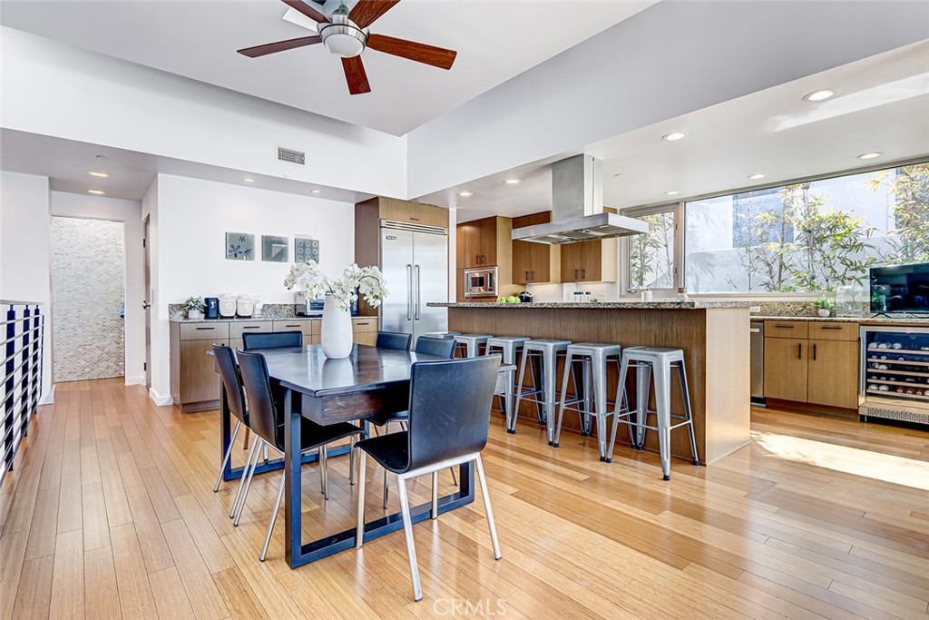 4321 Crest Drive Manhattan Beach, CA 90266 - Photo 8 of 37 a view of a dining room with furniture window and wooden floor