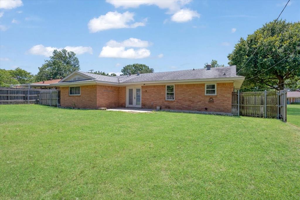 Undisclosed Address Howe, TX 75459 - Photo 22 of 29 a view of a house with a backyard