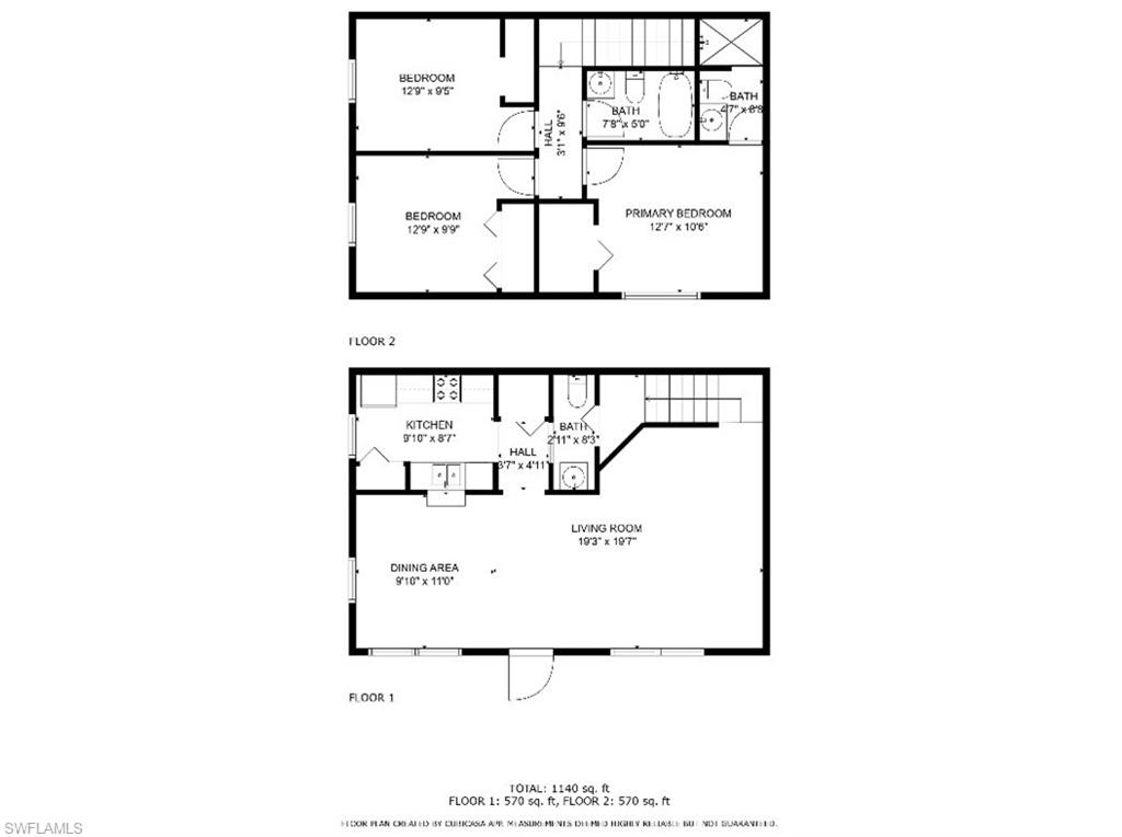 9072 Gervais Circle, Unit 307 Naples, FL 34120 - Photo 30 of 32 a picture of a floor plan