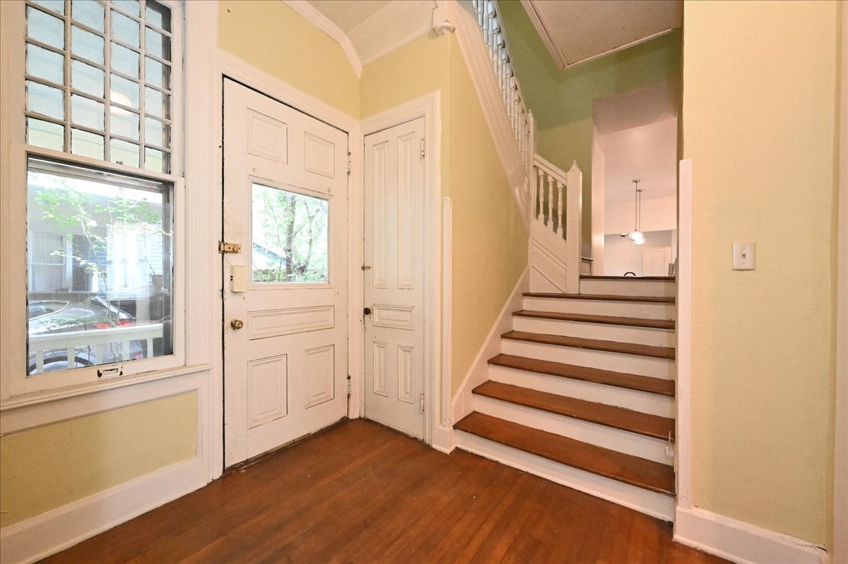 426 Sherman Street Southeast Decatur, AL 35601 - Photo 22 of 41 a view of an entryway with wooden floor