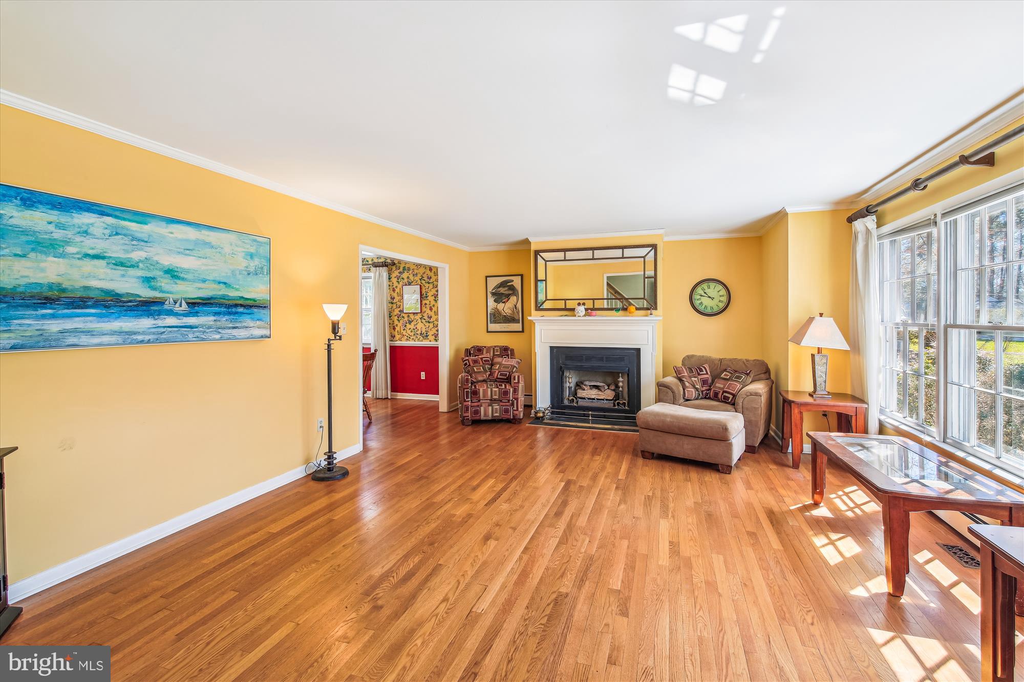 611 Pine Bluff Road Salisbury, MD 21801 - Photo 5 of 36 Hardwood floors, gas fireplace. Fireplace AS-IS