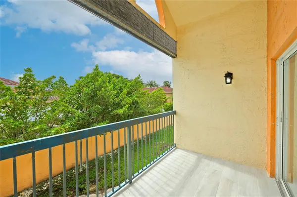 a view of balcony