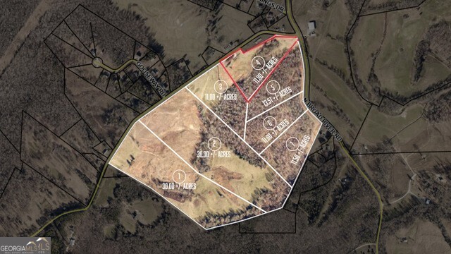 960 Goose Neck Road, Unit LOT 4 Eastanollee, GA 30538 - Photo 12 of 12 a view of wooden fence