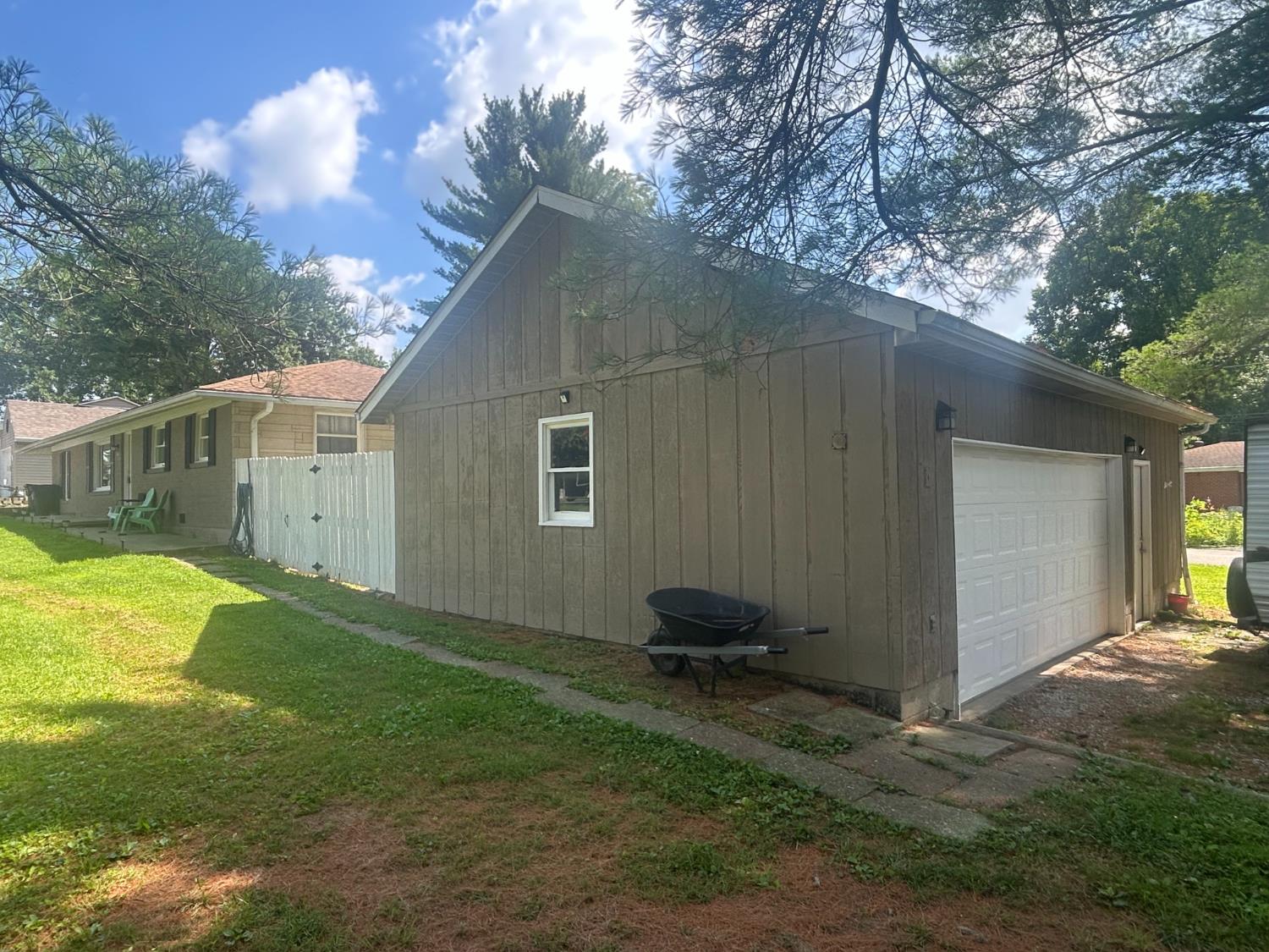 2246 Flint Road Madison, IN 47250 - Photo 2 of 15 oversided detached garage with concrete floor adn electric