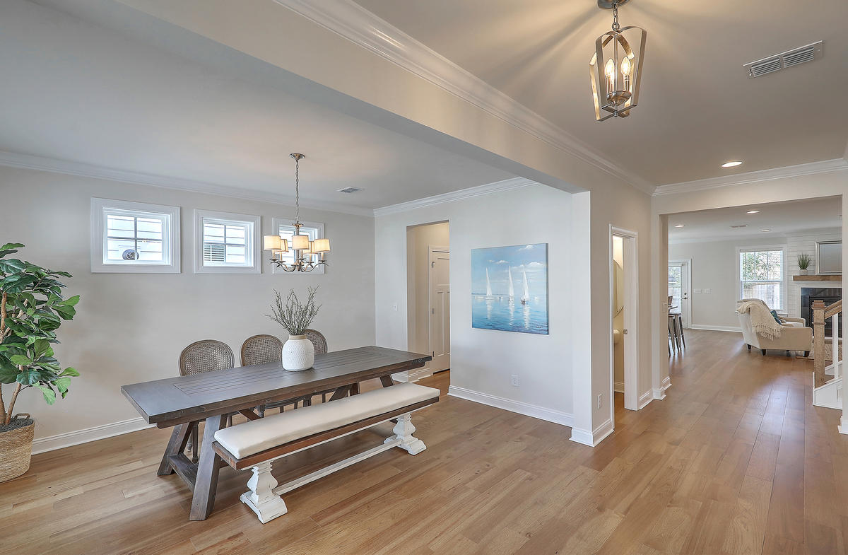 1273 Gannett Road Mount Pleasant, SC 29464 - Photo 7 of 45 Entry, dining to kitchen & GR