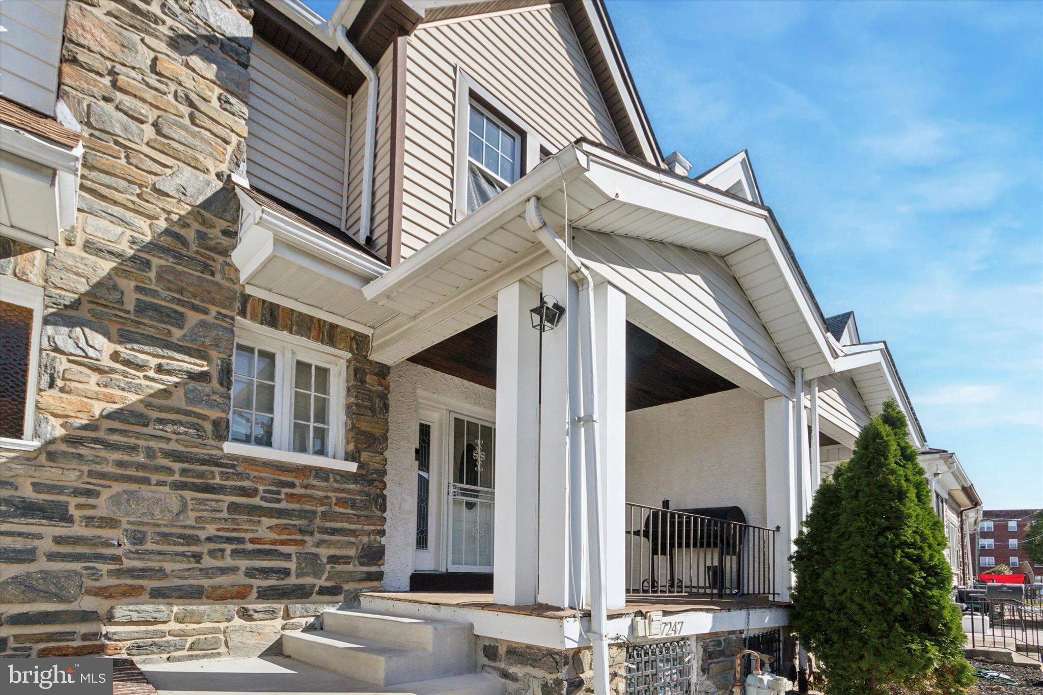 7247 Calvin Road Upper Darby, PA 19082 - Photo 1 of 15 Front exterior with front porch