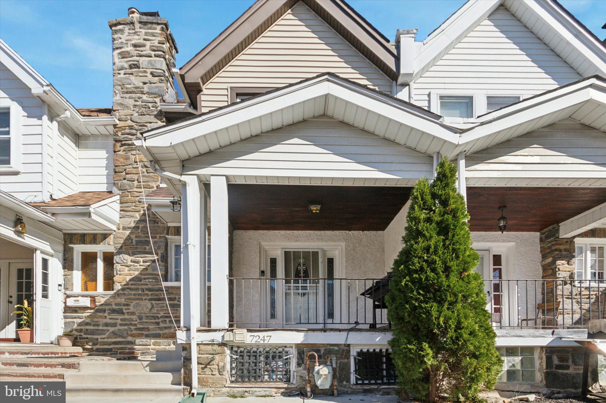 7247 Calvin Road Upper Darby, PA 19082 - Photo 2 of 15 Front exterior with front porch