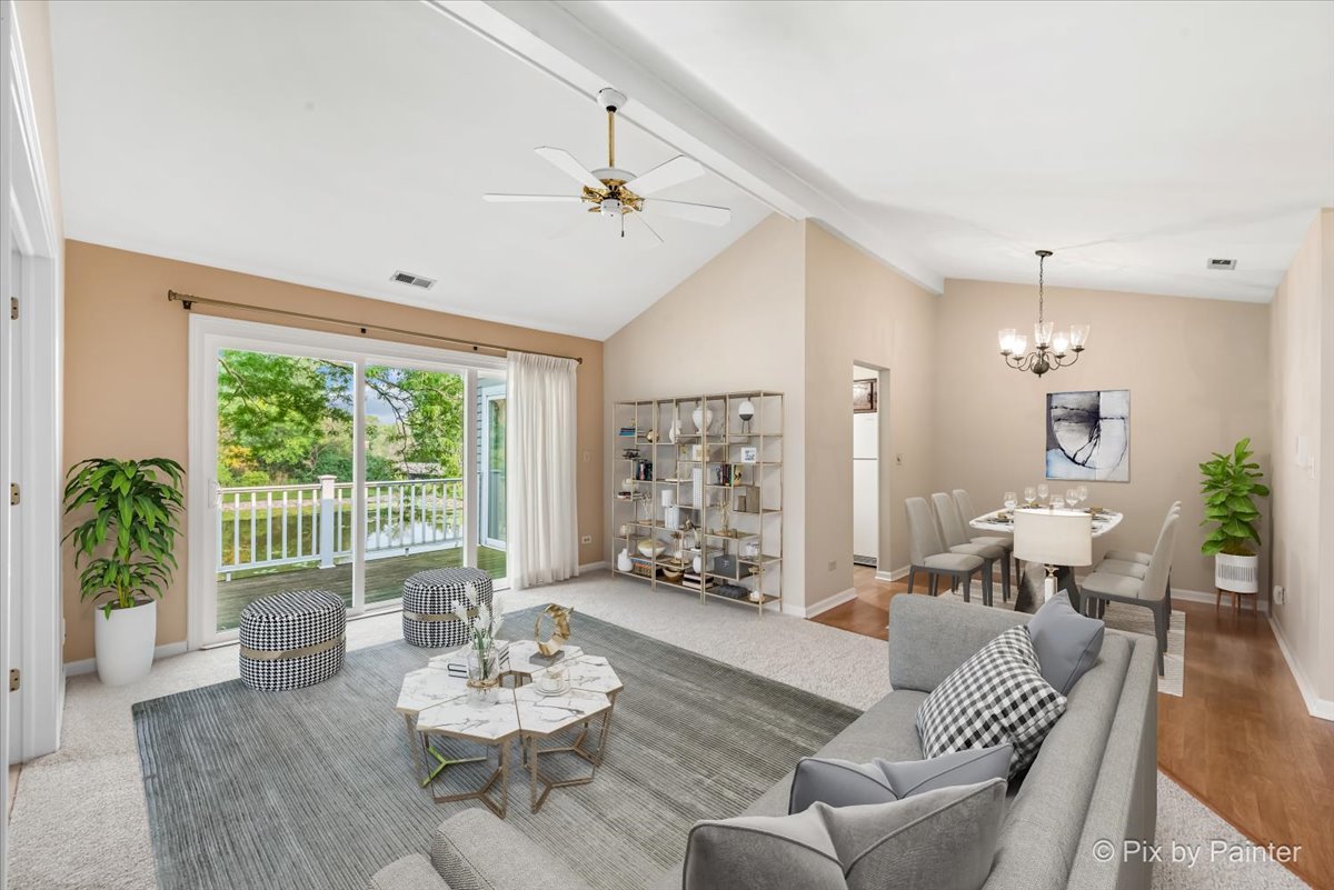 -n021 Windermere Road, Unit 405 Winfield, IL 60190 - Photo 4 of 50 a living room with furniture and a large window