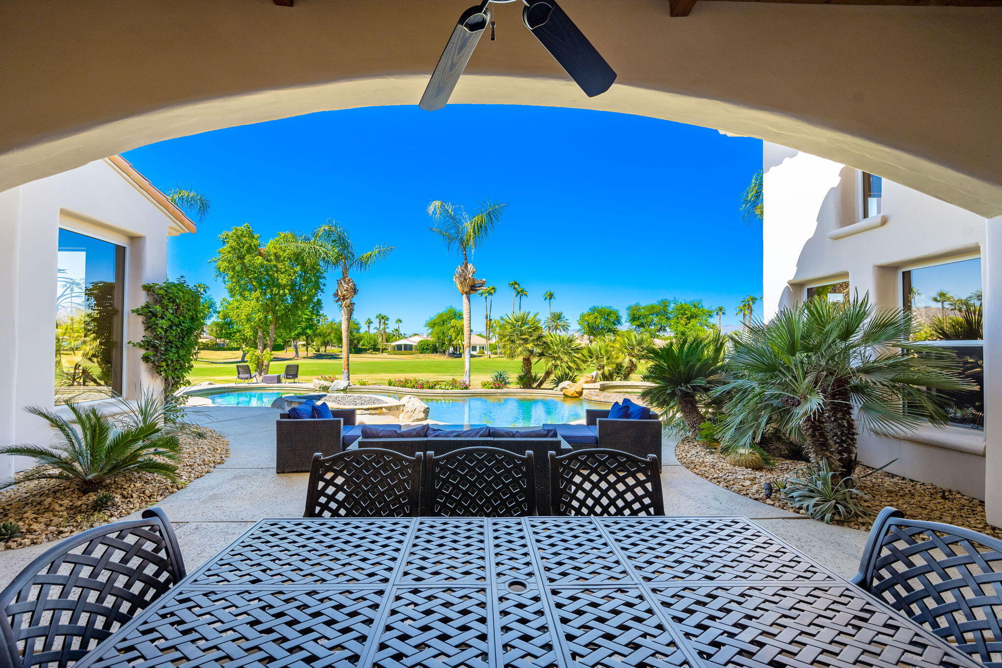 79290 Cetrino La Quinta, CA 92253 - Photo 36 of 74 a view of a chairs and table in the patio