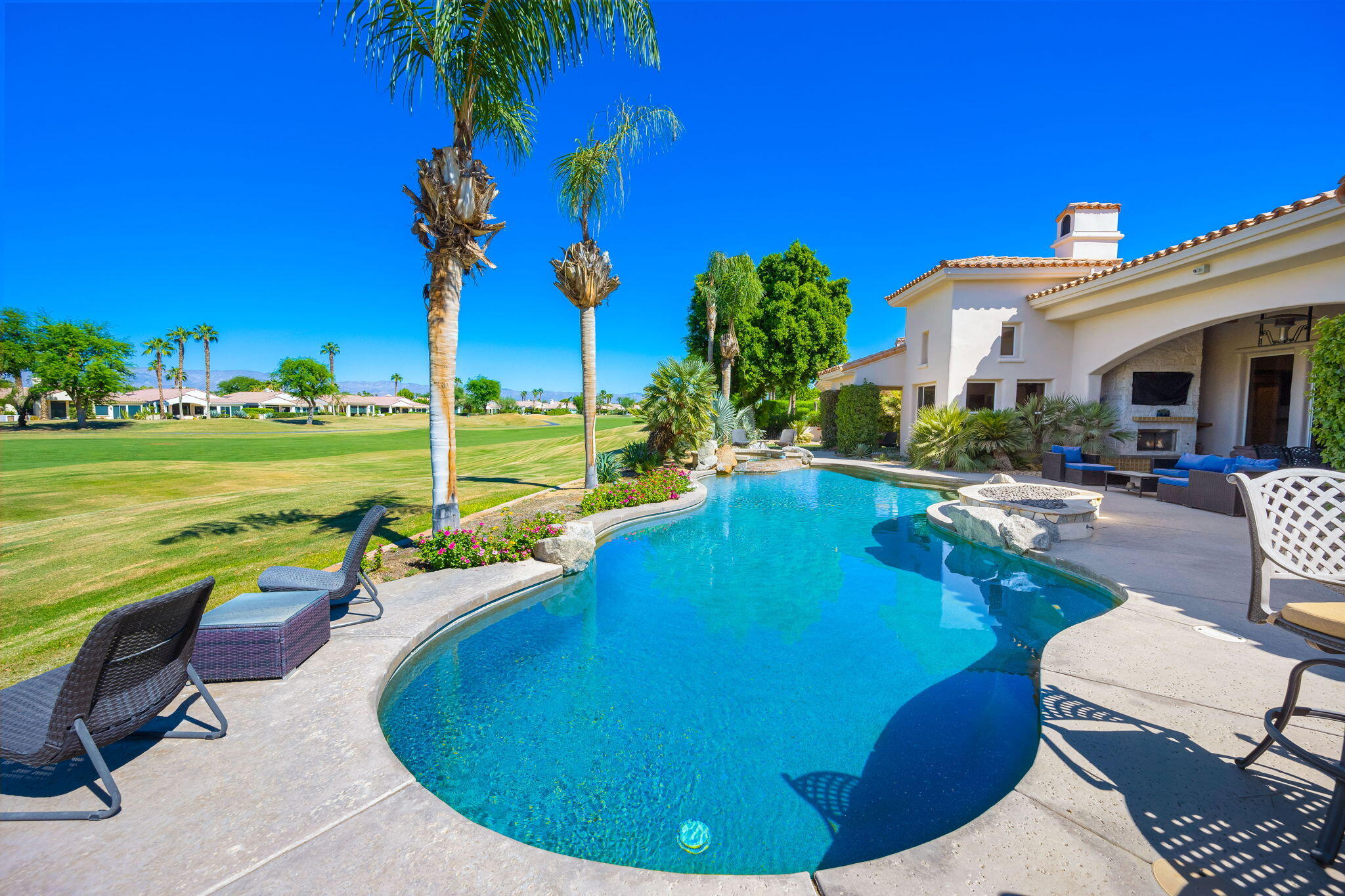 79290 Cetrino La Quinta, CA 92253 - Photo 50 of 74 a view of a swimming pool with outdoor seating