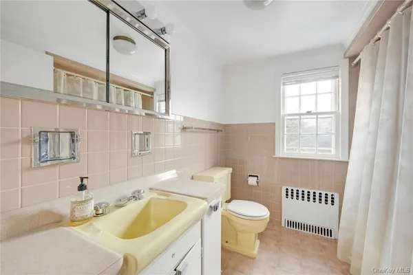 a bathroom with a sink toilet a mirror and shower