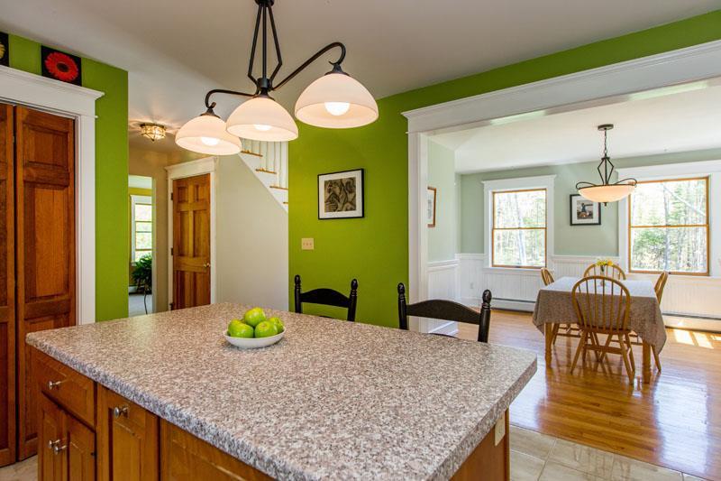 131 Coombs Road Brunswick, ME 04011 - Photo 8 of 35 View from kitchen to dining room