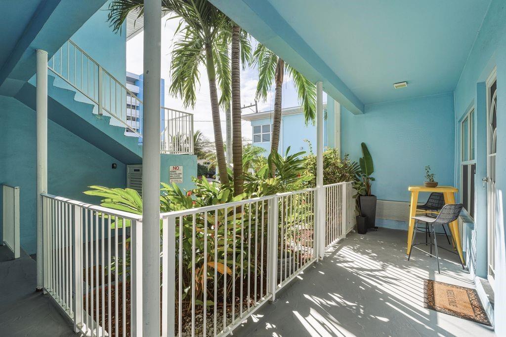 315 Van Buren Street, Unit 106B Hollywood, FL 33019 - Photo 2 of 14 Fron patio to enjoy ocean breezes