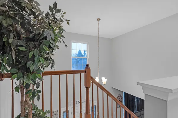a view of entryway with stairs