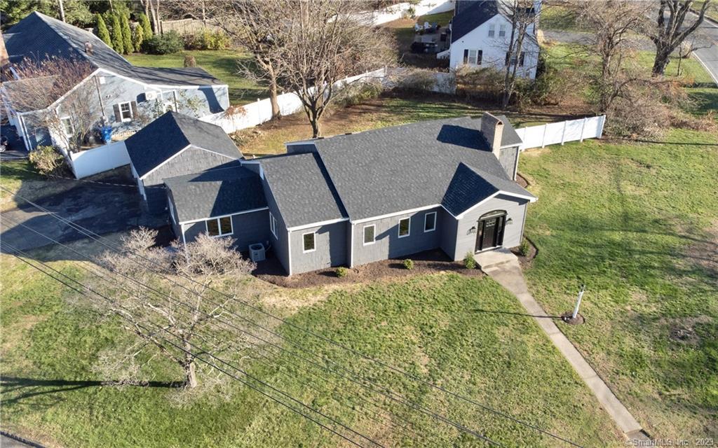 164 Chestnut Hill Road Trumbull, CT 06611 - Photo 1 of 1 a aerial view of a house with a yard