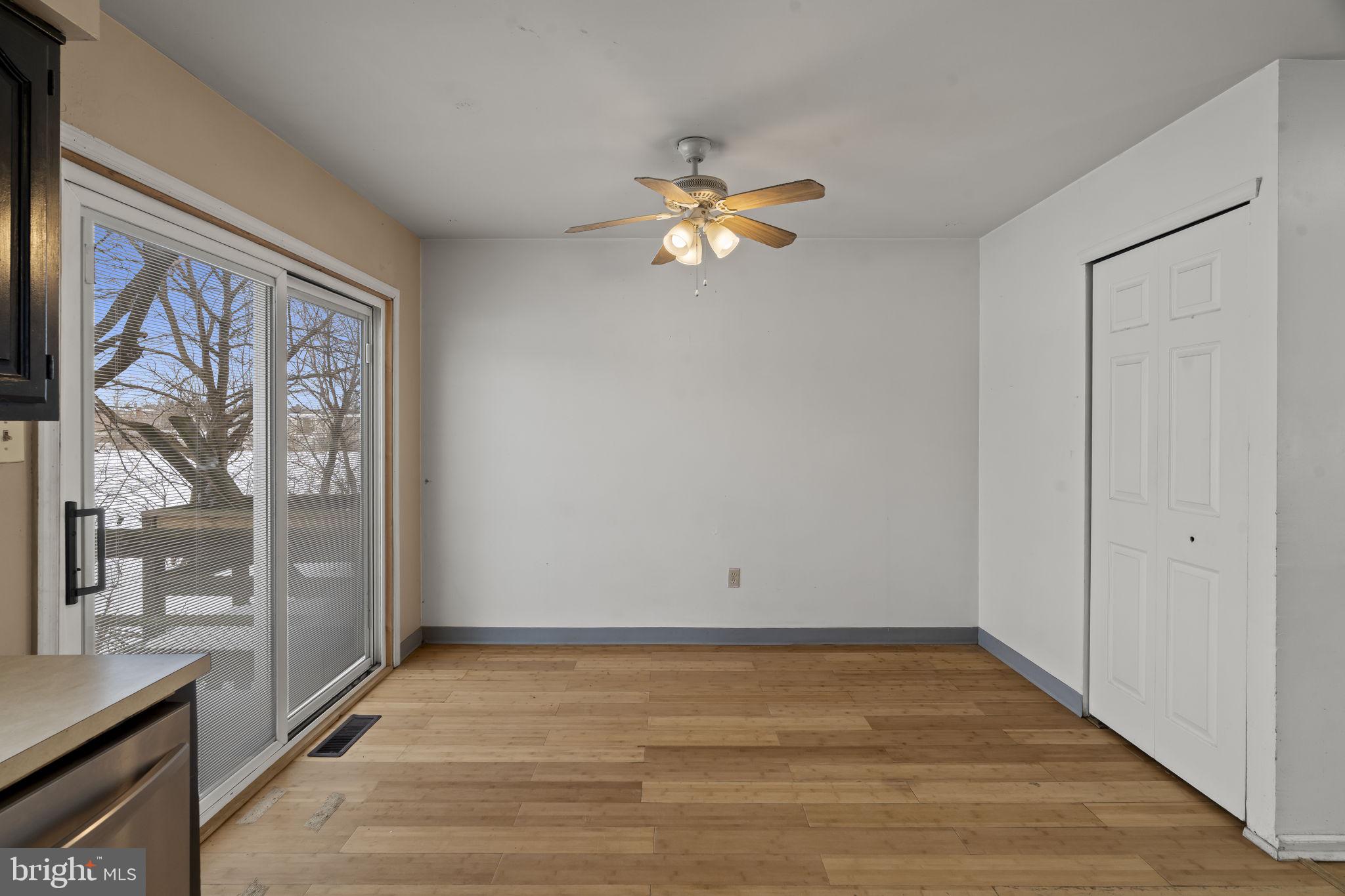 6500 Ditman Street Philadelphia, PA 19135 - Photo 9 of 30 a view of empty room with wooden floor and fan