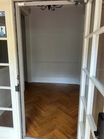 a view of a small space