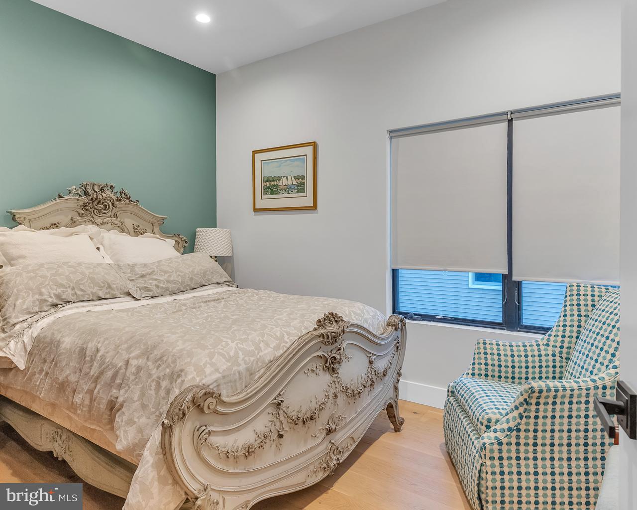 637 Cedar Run Dock Road West Creek, NJ 08092 - Photo 33 of 50 a bedroom with a bed and with lamp