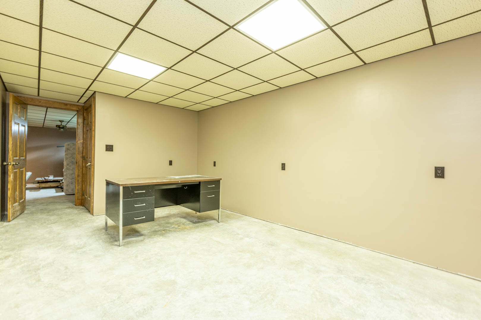 19051 Meander Way Bloomington, IL 61705 - Photo 25 of 30 a view of a room with wooden walls