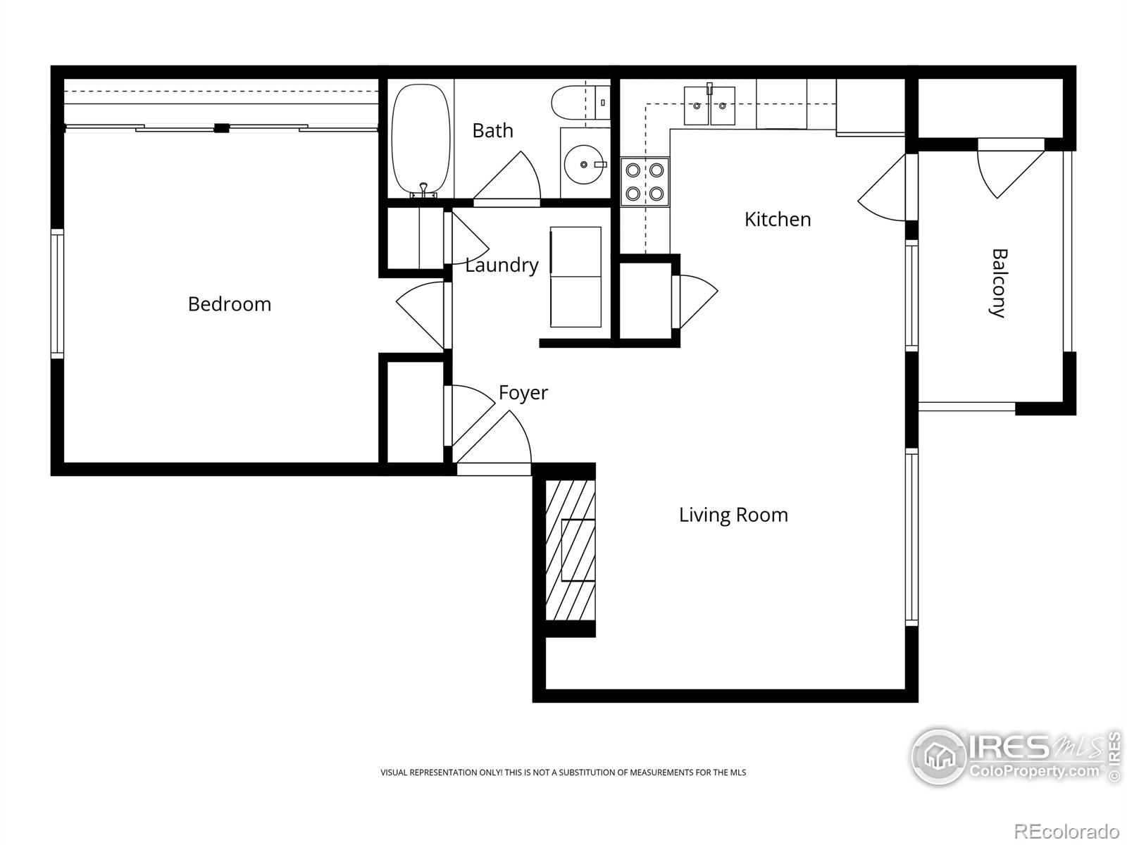 925 Columbia Road Fort Collins, CO 80525 - Photo 24 of 24 a picture of a room with a white wall and a painting